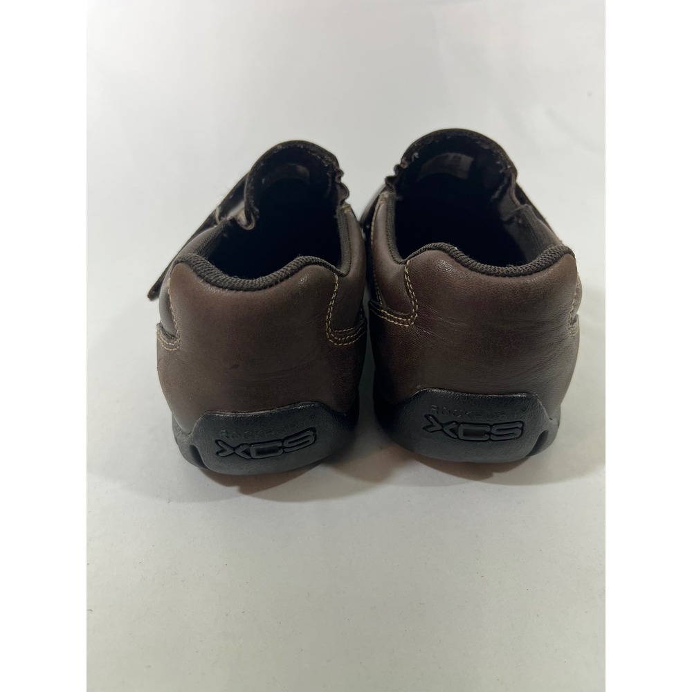 Rockport XCS Mens Leather Hook and Loop Comfort Shoes Slip On Brown SZ 8.5‎ - Picture 4 of 13